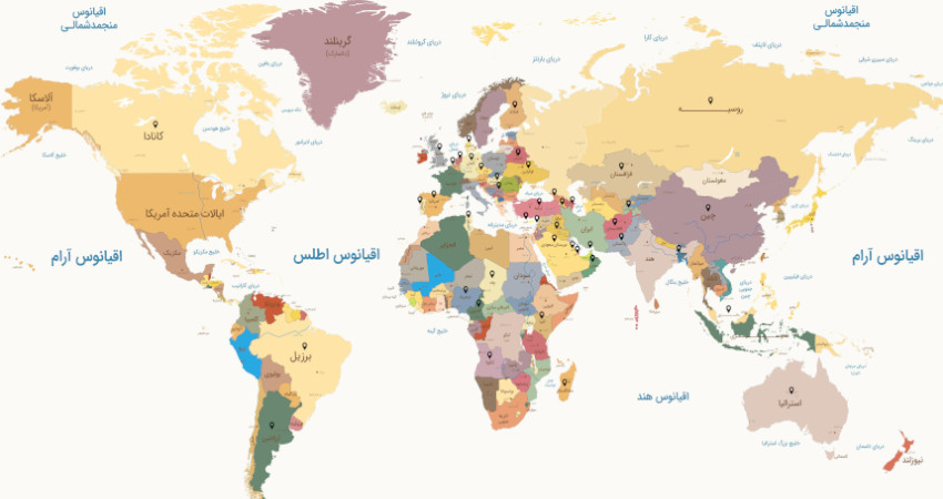 دفاتر فروش خارجی بکردانه