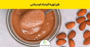 طرز تهیه کره بادام درختی