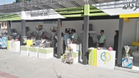 Grupo de producción Bekrdaneh en la Exposición Internacional de Teherán (Iran Agrofood 2018)