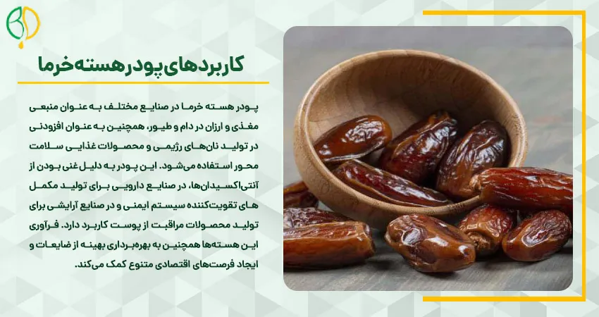 آسیاب هسته خرما 5 کاربردهای پودر هسته خرما